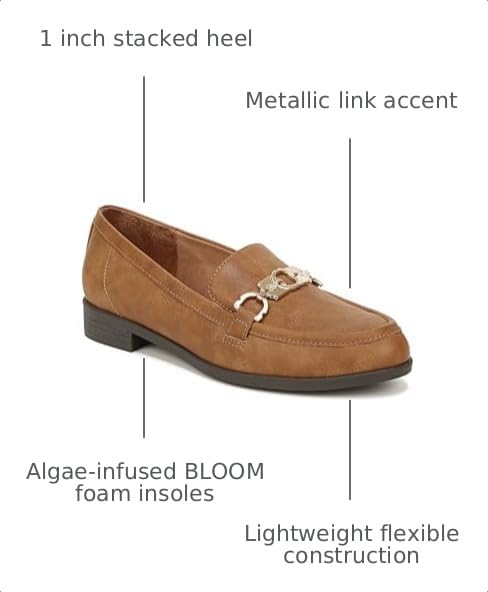 Image of Dr. Scholl's Shoes Womens Rate Adorn Slip On Casual Loafer