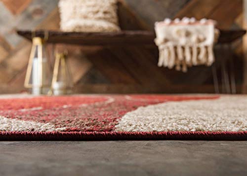 Tapete decorativo Unique Loom 2' x 3'1" Multi/Beige miniatura 2