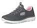 Skechers Women's Summits - Radiant Flow Sneaker, Charcoal/Pink, 7