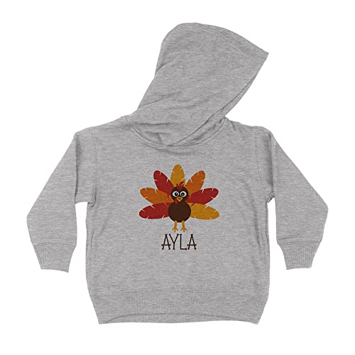 Turkey Ayla Kids Hoodie Sweatshirt Toddler 4T Heather Grey