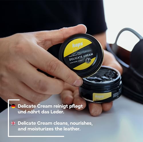 Image of Shoe Care Cream, Intensive Leather Care and Nourishing, Kaps Delicate, 70 Colors