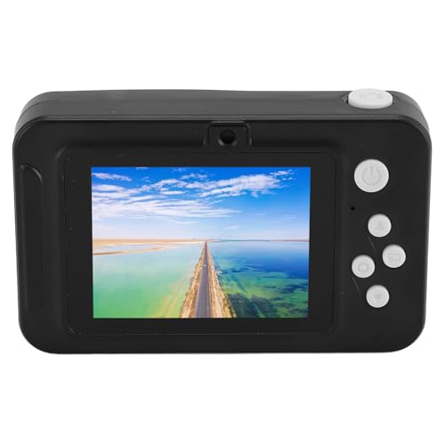 Fotocamera Digitale Compatta Doppia 1080P HD con Schermo da Zoom 8X 4K con Messa a Fuoco Automatica Portatile per Gite 2.4 pollici 40 mega pixel