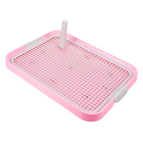 CIYODO Puppy Toilet Training Tray Non Slip Dog Potty with Mesh Design for Indoor Use Easy to Portable Pet Bathroom for Dogs
