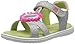 Agatha Ruiz de la Prada 202965, Sandali con Chiusura a T Bambina, Argento (Plata (Mat) B), 24 EU