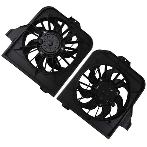Image of maXpeedingrods 2PCS Radiator Cooling Fan for Chrysler Town & Country Left & Right 2001-2005, for for Dodge Caravan /Grand Caravan 2001-2005, for Chrysler Voyager 2001-2003, 4809171AC CH3115123