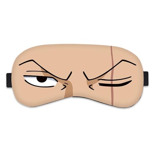 ワンピース ロロノア・ゾロ アイマスク 睡眠用 男女兼用 可愛い 面白い 遮光 眼罩 安眠 快眠 キャラクターグッズ 不眠 昼寝 旅行 飛行機 光漏れなし 通気性 圧迫感なし 低反発素材 サイズ調整自由