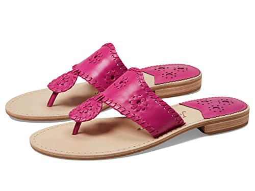 Image of Jack Rogers Jacks Flat Sandal Fuchsia /Fuchsia 5.5 M