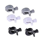 🥰【Universal Und Verstellbar:】Die Klammer lässt sich 4,5 cm weit öffnen und sind so auch für größere Stangen. Einfach mit einer Hand geöffnet aber mit einen sicheren Griff.