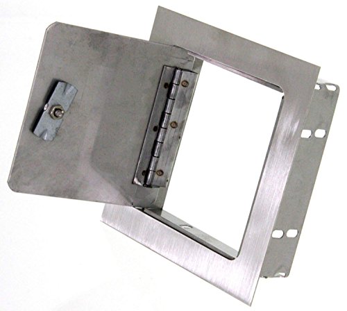 Hearth Products Controls (HPC Recessed Mount Stainless Steel Access Door (AD-RM6X6SS), 6x6-Inch