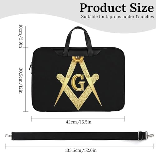 Bolso messenger para laptop unisex con correa ajustable miniatura 3