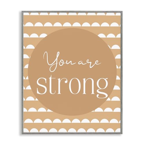 Poster You Are Strong Stupell Industries pour déco salon moderne