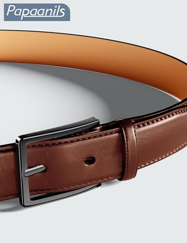 Image of Mens Dress Belt,Mens Leather Belts for Jeans, Belt 1.38 inch Width