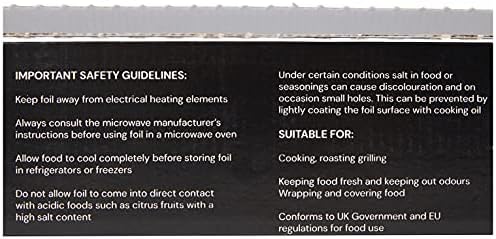 Vogue Aluminium Foil 11 1/2"/290mm x 250'/75m With Serrated Cutting Blade