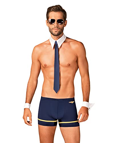 Costume de pilote sexy Pilotman Set pour pimenter la vie intime du couple