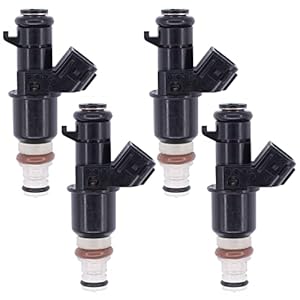 NewYall Pack of 4 Fuel Injector for Honda CR-V 2.4L 2005-2009, Element 2.4L 2003-2011, Accord 2.4L 2003-2007, Civic 2.0L 2006-2011 Acura RSX 2.0L 2005-2006
