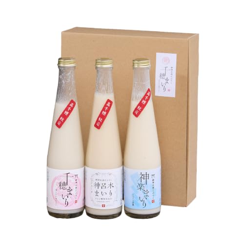 [公式]高千穂ムラたび どぶろく 日本酒 飲み比べセット (3本, 均等割り)