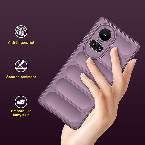Image of amazon basics Back Case Cover for Oppo Reno 10 5G (Silicone Lavender)