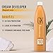Global Keratin GK HAIR Professional Hair Creme 10 Volume Developer 33.8 Fl Oz for Hair Coloring Bleach - High-Performance Long Lasting Semi-Permanent Hair Color Toner Dye