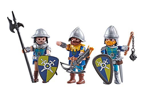 Preisvergleich Produktbild Playmobil 9836 - DREI Ritter von Novelmore (Folienverpackung)