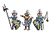 Produktbild Playmobil 9836 - DREI Ritter von Novelmore (Folienverpackung)
