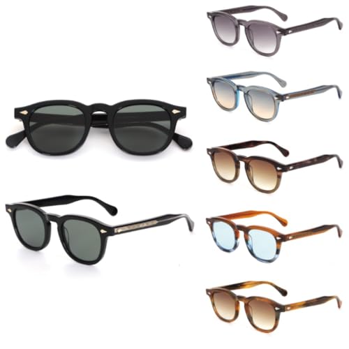 Lunettes de soleil de luxe en acétate d'exception style rétro col. c4 - 5