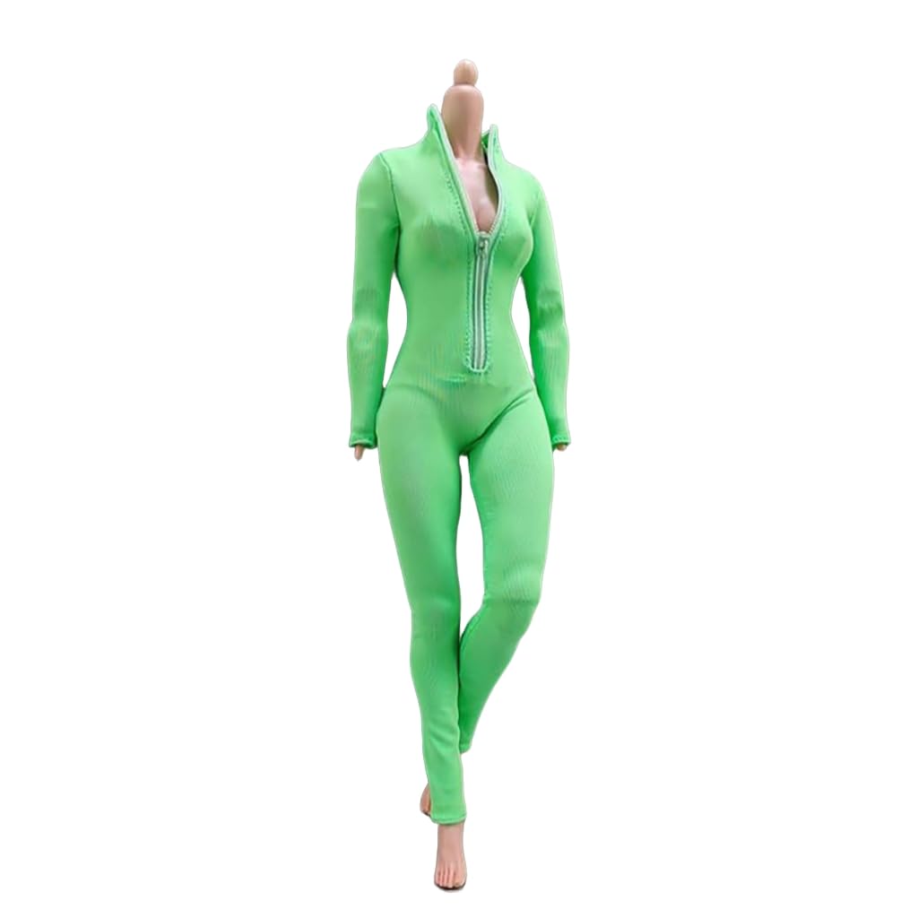 Combinaison vert clair stretch 1/6 vêtement pour habiller Phicen