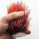 TAOMYPETS Aquarien Pflanzen Plastik Aquarium Dekor Korallenriff Ornamente (Schwarz Rot)