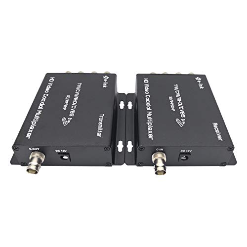 Elink 4Ch CCTV Video Multiplexer Over 1 Coaxial Cable 4 Channel AHD