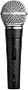 Shure SM58S Cardioid Dynamic Vocal Microphone with On/Off Switch, Pneumatic Shock Mount, Spherical Mesh Grille with Built-in Pop Filter, A25D Mic Clip, Storage Bag, 3-pin XLR Connector
