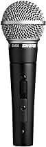 Shure SM58 Pro XLR Dynamic Microphone with On/Off Switch - Professional Studio & Live Performance Cardioid Mic for Vocals, Podcasting, and Recording (SM58S)