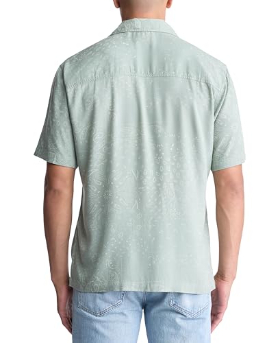Buffalo David Bitton Men's Short Sleeve Printed Button Down3