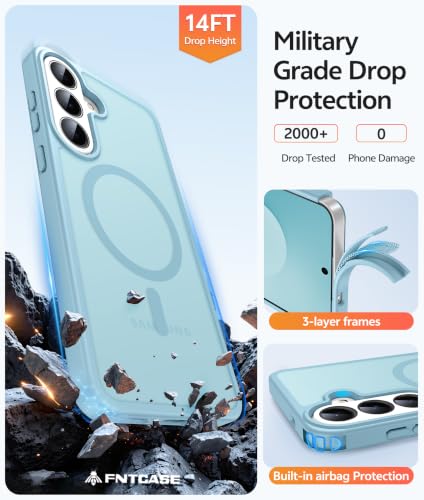 Image of FNTCASE for Samsung Galaxy S26 FE Case / S25 FE Case, with Screen Protector