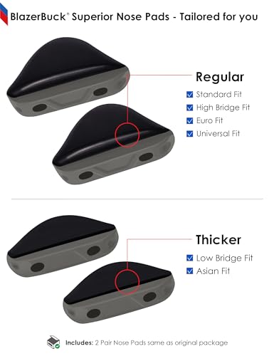 Image of BLAZERBUCK Replacement Nose Piece Nose Pads for Oakley Crosslink Zero OX8076 OX8080 Eyeglass