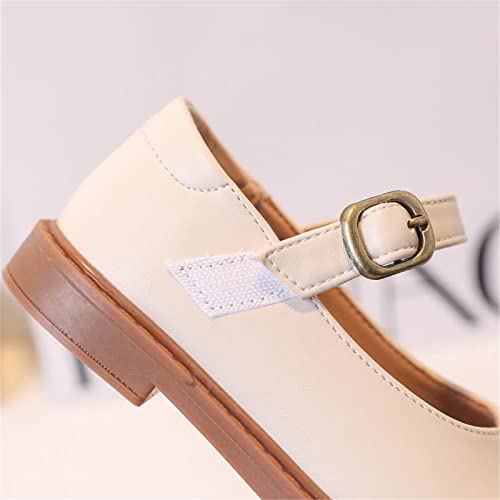 Girls 𝗣a𝐫𝐭y Wedding Shoes Toddler Baby Cute Princess Flower Shoes Mary Jane Ballet Flat with Adjustable Strappy4