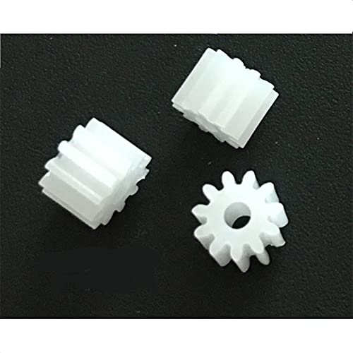 MKSIWSA Industry 112A 0.5M Pinion Modulus 0.5 11 Teeth Plastic Gear Motor Fitting Parts 10pcs/lot (Hole Diameter : 2mm Tight, Number of Teeth : 11 Teeth)