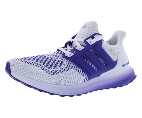 ADIDAS Women's Ultraboost 2023 1.0 Running Shoes, Cloud White/Energy Ink/Collegiate Purple, US 8 W