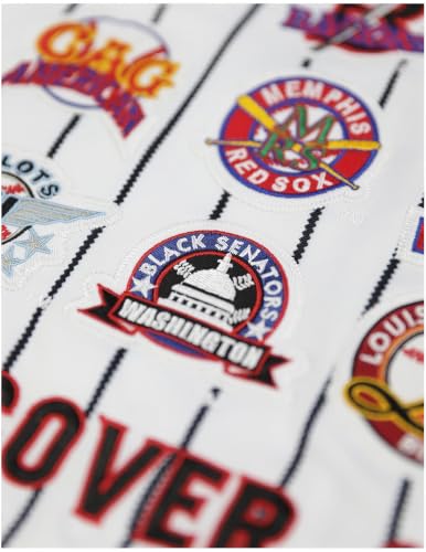 Big Boy Negro Leagues S8 Commemorative Camiseta de Béisbol para Hombre [Blanco] miniatura 7