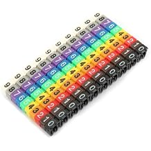 Wire Markers, Wire Labels, Cable Markers, Electrical Number Labels 100PCS KCM 2.5MM 2.5 Square