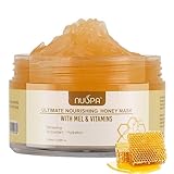 NUSPA Ultimate Nourishing Vitamins Honey Korean Face Mask Skincare, Deep Cleansing, Daily Anti-Aging Jelly Facial Mask,Remove Dark Circle,Facial Skin Care Face Nose Foot Mask for Women,Men