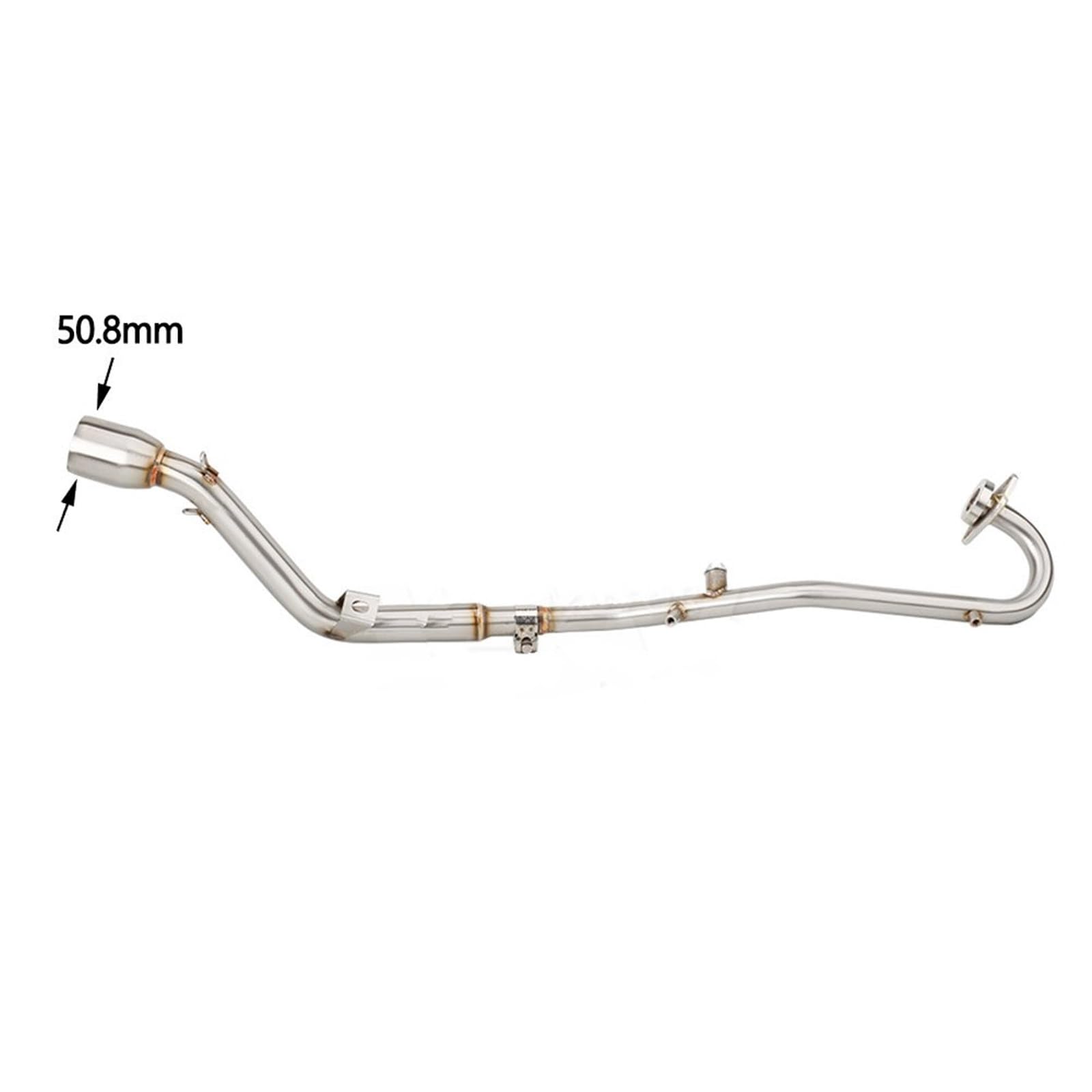 51 mm Motorrad-Auspuffkrümmer-Verbindungsrohr für Suzuki DR125 2008-2015