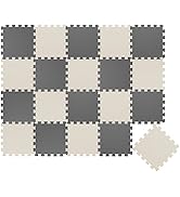 LittleTom 18 Teile Spielmatte Baby ab Null - 30x30 Schaumstoff Puzzlematte Kinder Isomatte Baby S...