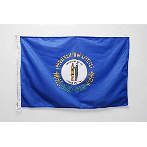 AZ FLAG Kentucky Nautical Flag 18'' x 12'', US state of Kentucky flags 30 x 45 cm, Banner 12x18 in for boat