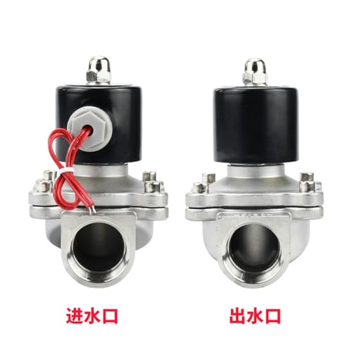 Électrovanne DN15 normalement fermée en acier inoxydable 304 24V pour contrôle d'eau et air