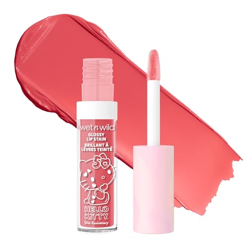 wet n wild Hello Kitty Glossy Lip Stain, Warm Apple Pie Lightly S...