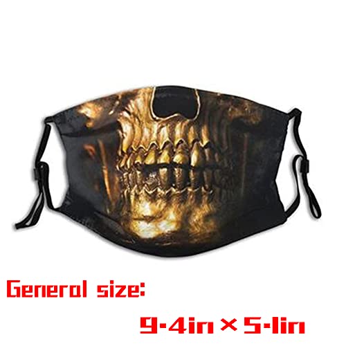 3 Pcs Halloween Horror Face_Mask For Women Man Halloween Scary Mouth Reusable Washable Designer Cloth Adjustable Cosplay Cute Funny Gift… #TOP3