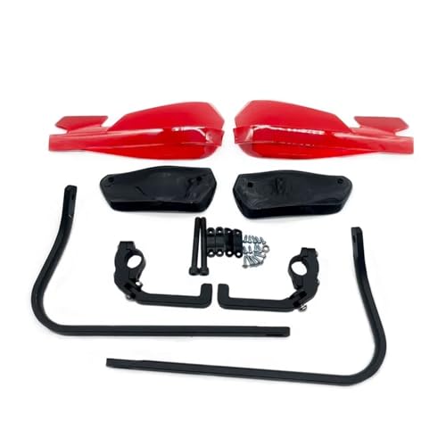 ���[�^�T�C�N���n���h�K�[�h �p��450MT 450-MT �p�̃A�C�x�b�N�X 450 MT 2023 2024 �I�[�g�o�C�n���h���o�[�n���h�K�[�h�V�[���h�u���[�L�N���b�`���o�[�v���e�N�^�[ �i�b�N���K�[�h �o�C�N(Red)