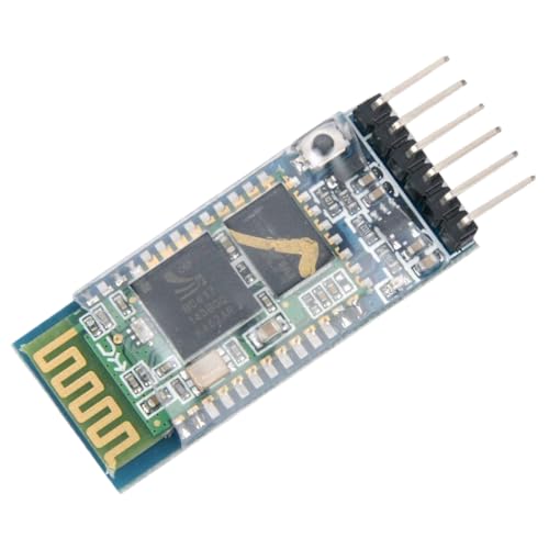 Image of HC-05 Bluetooth Module with Jumper Wires Kit (30 Pieces) | Wireless Serial Transceiver | Uno Compatible HC05 + 10 M to M, 10 M to F, 10 F to F Jumper Wires Set