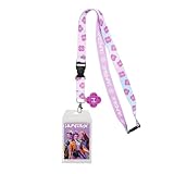 Kpop Demon Hunters Huntr/x 22-inch Lanyard with Clear ID Sleeve and Rubber Charm