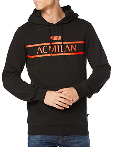 ac milan hoodie - PUMA 2021-2022 AC Milan FtblLegacy Hoody (Black)