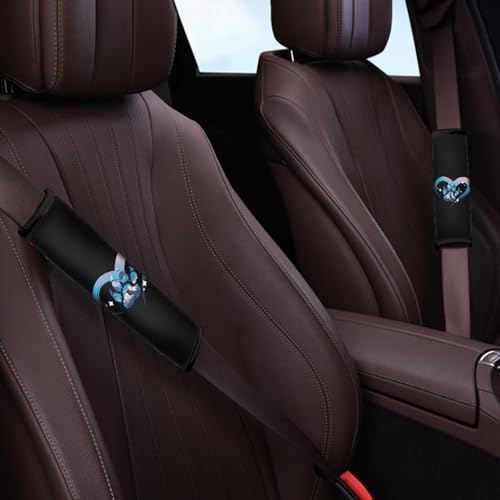 Image of AFPANQZ Dog Paw Car Seat Belt Pad Cushion 2 Pack Soft Auto Vehicle Safety Seatbelt Pads Cushion Automotive Accessories Comfortable Driving Pads Laptop Bag Straps Pad